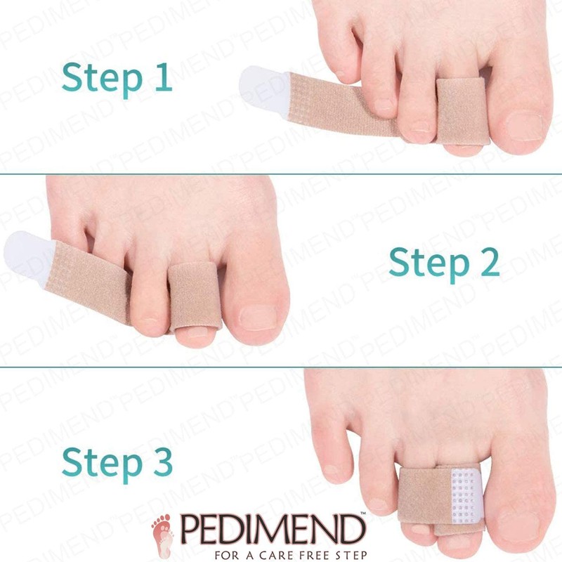 Hammer Toe Straightener, Hammer Toe Splints, Toe Cushioned Bandages for