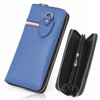 Daylight DL-1018 Men's Long Wallet, Round Zipper, Tricolor Zip, Popular