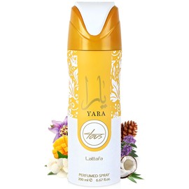 Lattafa Yara Tous – Fruity, Tropical, Gourmand, Musky – Perfumed Deodorant Spray for Women, 6.67 Ounce / 200 ml