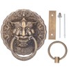 Door Knocker Brass Material 2 Sided Installation Heavy Duty Pull
