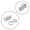 uxcell Momentary Metal Push Button Switch 10mm Mounting Dia 1NO