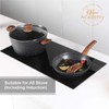 Kitchen Academy Induction Cookware Sets - 12 Piece Cooking Pan