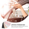 Beavorty Makeup Lipstick Bag Keychain Compact Organizer Pouch for Women