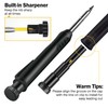 Hiboom 2 Pack Solid Carpenter Pencils with Pencil Cap and
