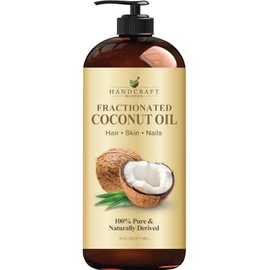 Handcraft Blends - Aceite de Coco Fraccionado 100% Puro 16 oz para Aromaterapia y Masaje