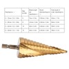 Step Drill Bit High Speed Steel Hole Cutter Tool with