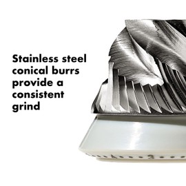 OXO Brew Manual Burr Coffee Grinder,Black