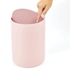mDesign Plastic Small Slim Round 1.7 Gallon/6.5 Liter Trash Can