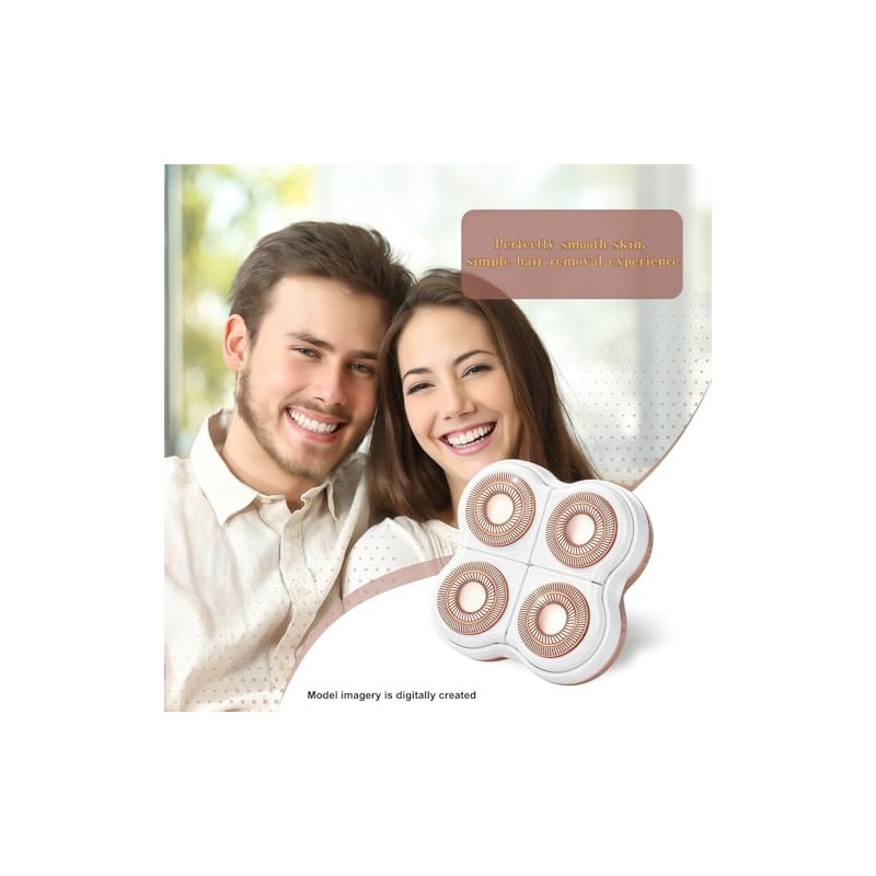 Women Legs Remover Replacement Heads，Compatible with Flawless Legs Shaver，2 Pack