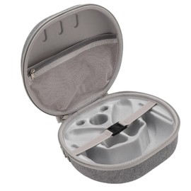 Carry Case for Meta Quest 3 VR Headset & Gaming Controller, Meta Quest 3 Carry Bag with Large Capacity, Waterproof, Shockproof Portable Bag with Mesh Pocket for (Grey)