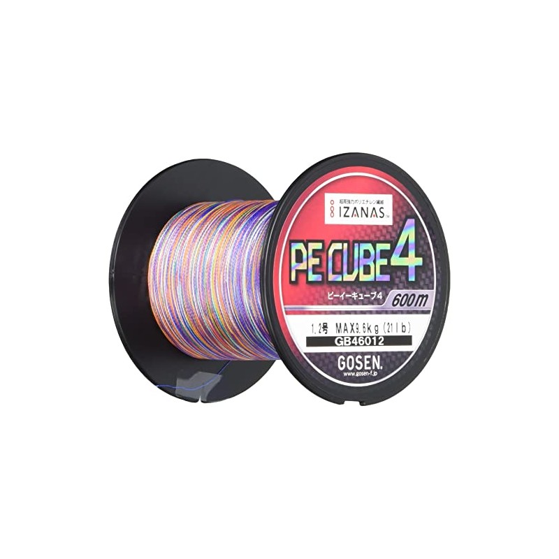 GOSEN GB46012 PE CUBE Line, 138.3 ft (600 m), No.