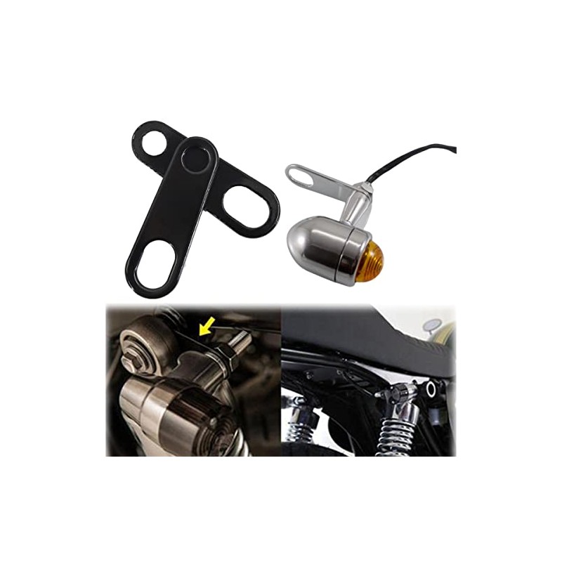 F Season 10mm 2Pcs Motorcycle Turn Signal Indicator Bracket Turn