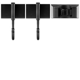 Duck Brand EasyMounts Heavy-Duty Drywall Garage Hook and Tool Holder Kit, Black