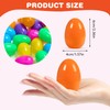 Biubumtu 30Pcs Fillable Easter Eggs, 2.36'' Plastic Bright Easter Eggs