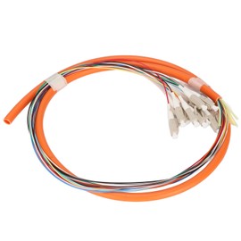 Fiber Pigtail 12 Strand Multimode Stable Fiber Pigtail Cable for for Instrumentation Communication System Area Network