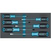 HAZET 163-265/6N 6 Piece Phillips and Slotted Screwdriver Set, Various