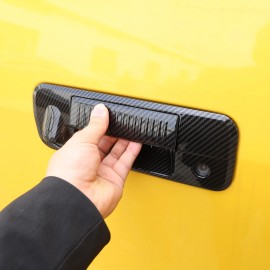 klend-cartrim Carbon Fiber Look Rear Tailgate Handle Covers Fits For Tundra 2007-2013 US