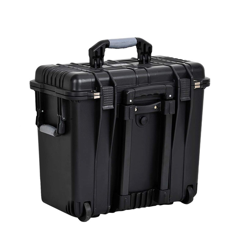 MEIJIA Waterproof Portable Equipment Hard Case With Retractable Pull Handle