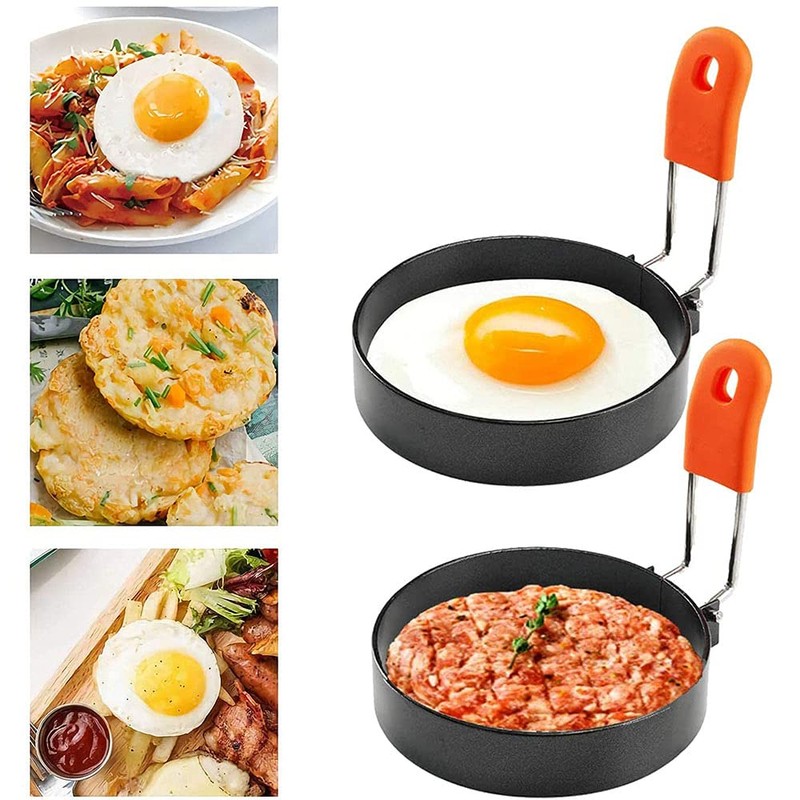ANCLLO Egg Ring 4 Packs 2.95 Inch Egg Ring with