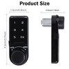 Code Security Lock Touch,VDHU Electronic Cabinet Deadbolt Lock,Digital Keypad Password