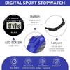 Digital Sports Stopwatch Timer with Countdown & Alarm – Shockproof