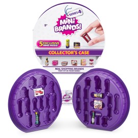 Mini Brands Series 4 Collectors Case with 5 Exclusive Minis by ZURU