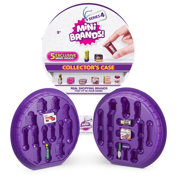 Mini Brands Series 4 Collectors Case with 5 Exclusive Minis