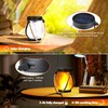 Jyoiat Outdoor Solar Lights Hanging Lanterns - 2 Pack Solar