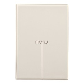 DAG Style Risto Menu Cover, PVC, Sand, 31.3 x 22.6 x 0.7 cm