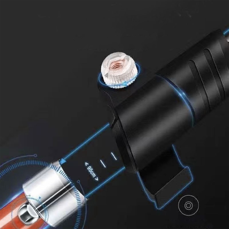 Hiking Stick Aluminum Alloy Portable Lightweight Telescopic Walking Stick for