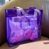 TotePrint 1pcs Waterproof Large Transparent Pvc Shopping Clear Tote Bag