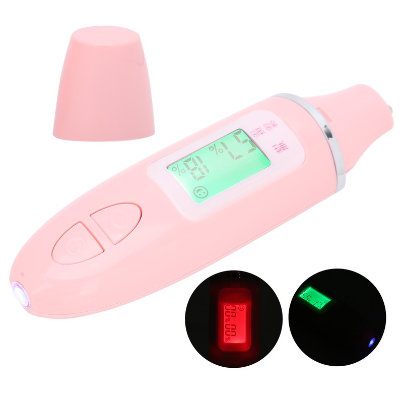 Multifunctional Skin Moisture Tester LCD Display Facial Skin Water Oil