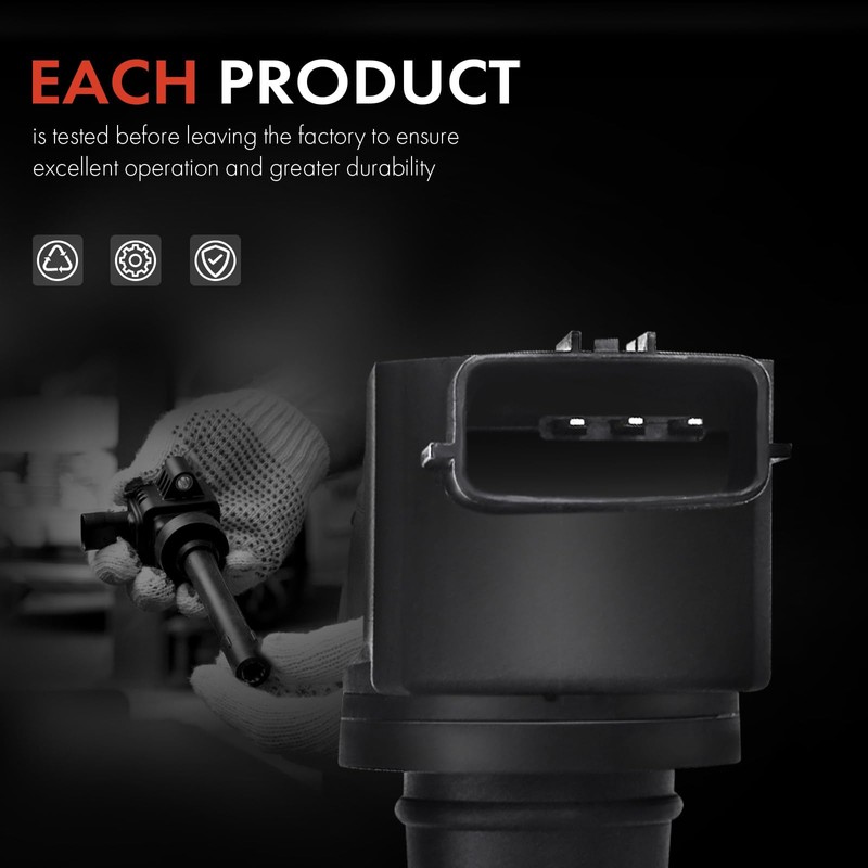 A-Premium Paquete de bobinas de encendido compatible con Mitsubishi Lancer