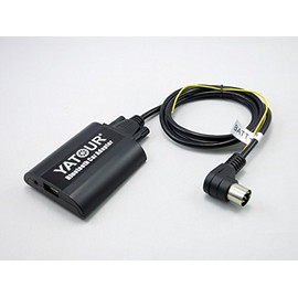 Volvo-Bluetooth-Adapter, digitaler Auto-Stereo-AUX-Adapter, Freisprecheinrichtung mit USB-Ladefunktion und 3,5 mm -Musikeingang für Volvo C70 S40 S60 S80 (BTA-Volhu)