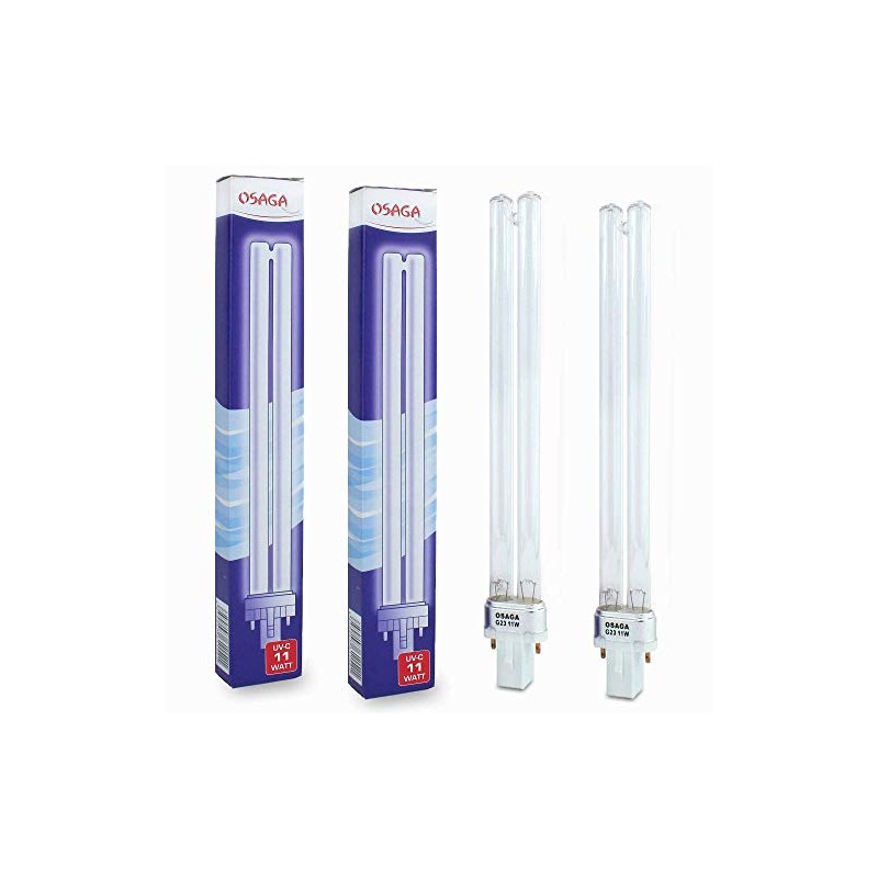 DUOPACK UV-C UV Light Lamp Tube 11 Watt UVC-11 PL