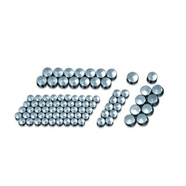 XMT-MOTO Full Engine Bolt Cap Cover Kit Fit for Harley Davidson Twin Cam(Chrome 83PCS)