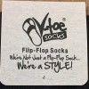 V-Toe Socks Women's Shoe Size 9-11 Men's 8-10.5 Black Flip