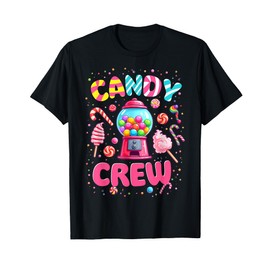Candy Land Candy Crew Decorations Sweetie Candy Squad Party T-Shirt