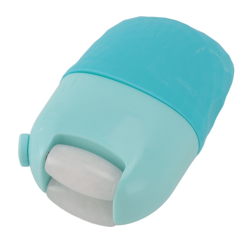 Ice Face Roller Cooling Massage Silicone Jadestone Facial Beauty Ice