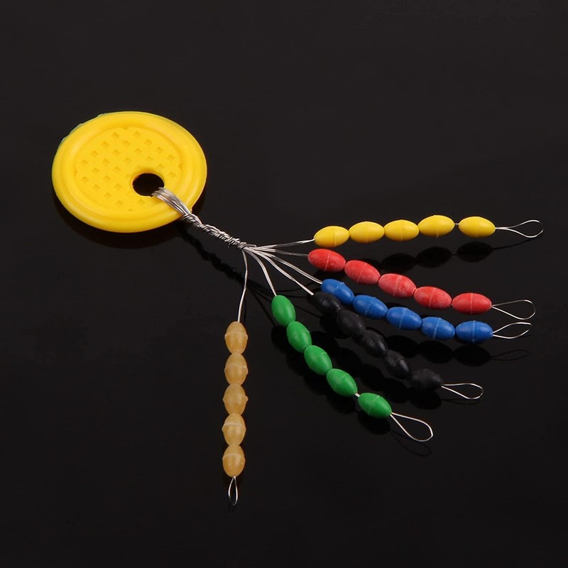 360pcs Rubber Fishing Bobber Stopper 12 Set 30-in-6 Float Stops