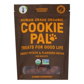 UD_Cookie Pal Organic Dog Snack 10 oz Case Sweet Chicken Flavor Protein Rich Food Safe for Cats and Pets