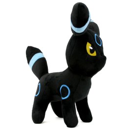 Pkmn 12" Plush - SHINY STANDING UMBREON Blacky New (Dark Type Anime Gold Silver)