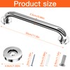 OFKPO 2 Pack Grab Bar Rail for Bathroom, 30cm Curved