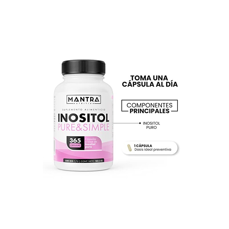 INOSITOL PURO | MANTRA Nutrition | Inositol Pure & Simple
