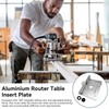 Router Table Insert Plate, 2 in 1 Woodworking Bench Flip