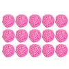 15Pcs Pink Rattan Decorative Balls for Diy Craft - Versatile