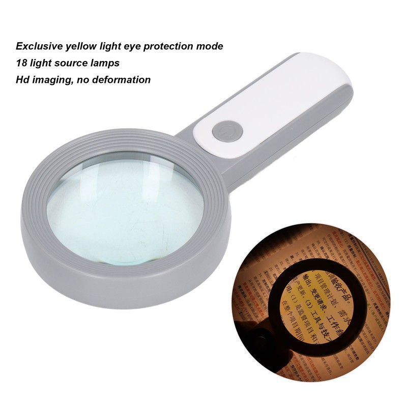 Magnifier Handheld Ultra Light 30X HD Imaging Optical Lens Maginifying