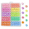100 Pcs Mini Flower Hair Claw Clips, Small, Tiny Clip
