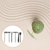 JJUNW 6 Pcs Mini Zen Garden Kit, Zen Garden Rake
