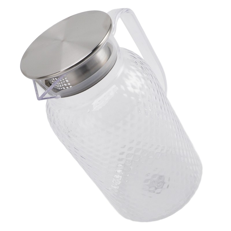 Water Pitcher with Lid and Handle 1500ml Acrylic Heat Resistant